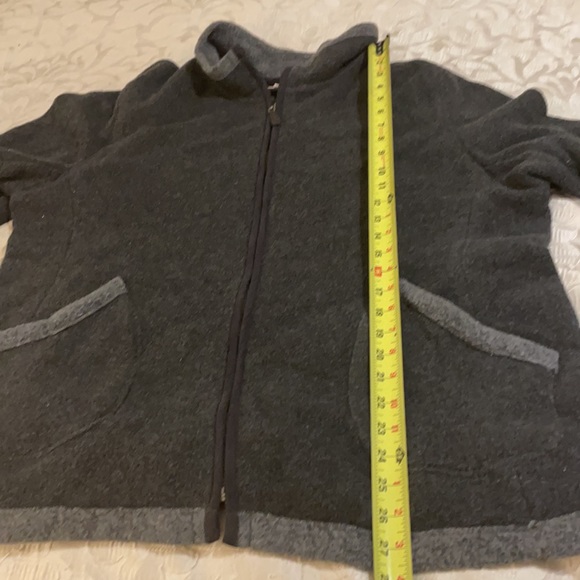 Jones New York Women’s XL Gray Comfy Zip Front Sweater - Picture 9 of 13